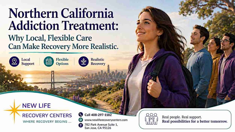 New Life Recovery Centers, San Jose - Northern California Addiction Treatment, Why Local, Flexible Care Can Make Recovery More Realistic